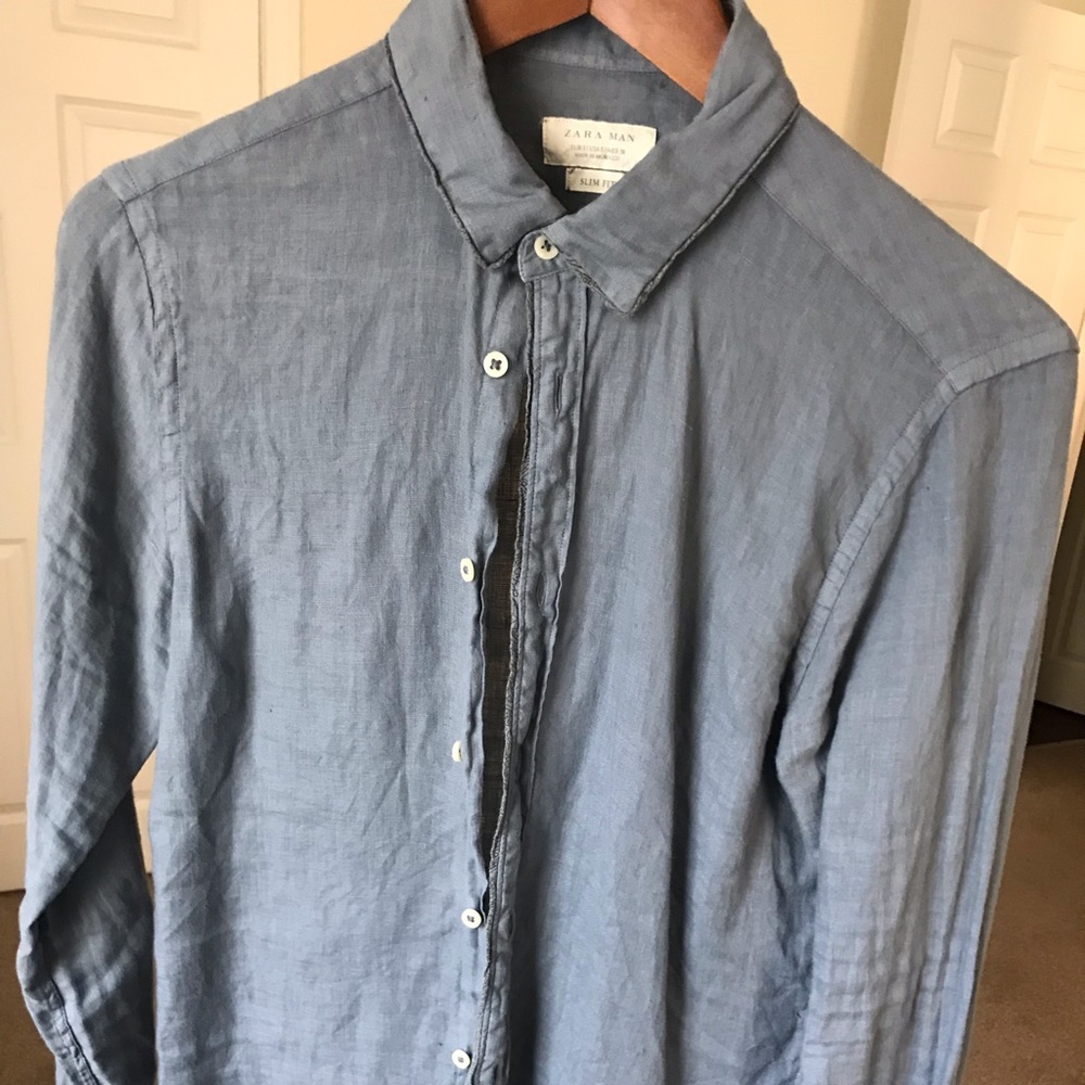 Zara linen Shirt